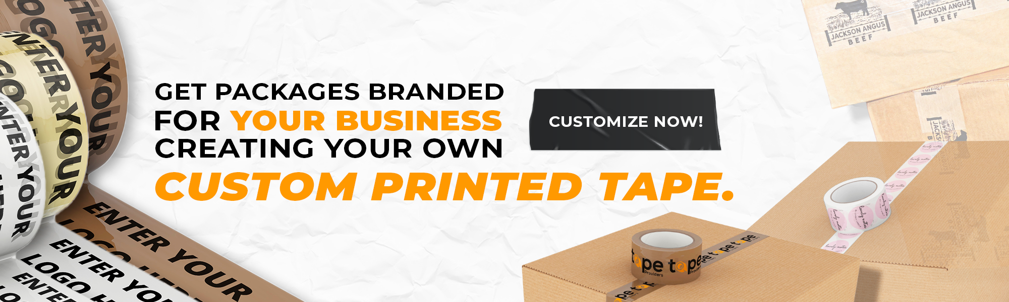 custom tape with my logo branding boost entrepreneurs business owners b2b small business