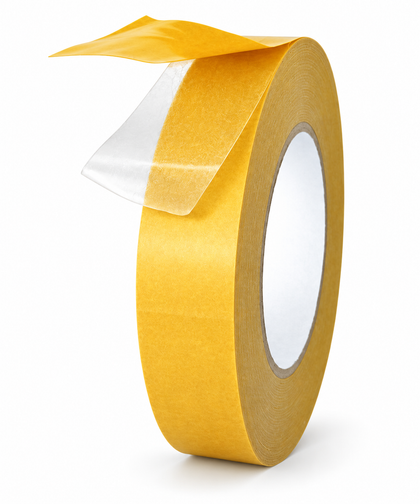 Double Sided Tissue Tape - Hot Melt Rubber Adhesive, 4 Mil | DCTT40HM