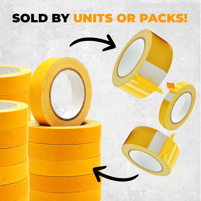 Double Coated Polyester Fabric Tape 25 yds | DCCT-HM
