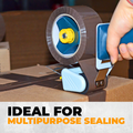 infographic of packaging tape for carton sealing mentioning it is ideal for a multitude of uses