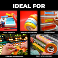 Flatback Tape infographic mentioning it is ideal for paint projects, masking applications, color coding, painting, labeling