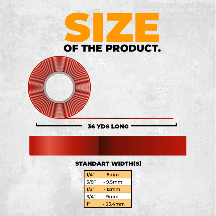 Double Sided Foam Tape Roll infographic detailing its various uses like window and door sealing, no residue left behind, high perfrmance acryclic