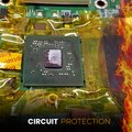 Kapton Tape infographic detailing it is great for circuit/motherboard protection