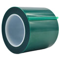 Roll of green polyester tape, high temperature resistant tape 3 inch wide
