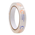 Close up of a roll of Crystal Clear Carton Sealing Tape 1/8 inch
