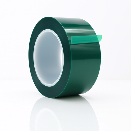 Green PET High Temperature Tape, Silicone Adhesive | PFT35GS (2 Mil, 72 yd)