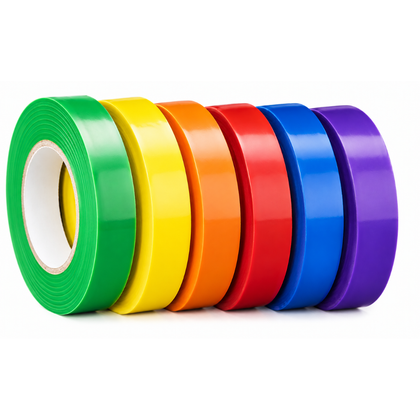 Rainbow Vinyl Gym Tape School Pack - 1 inch x 36 yds