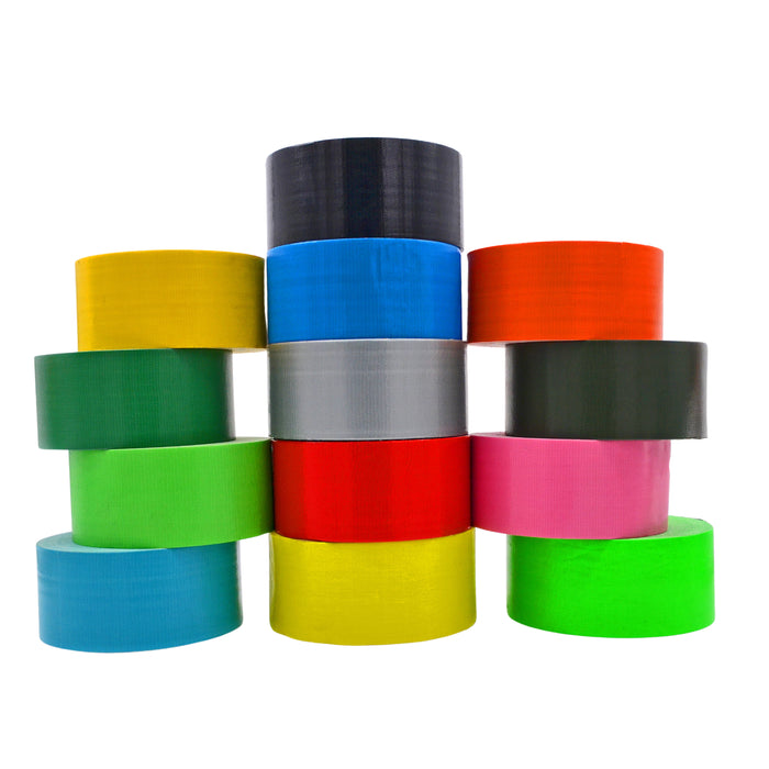Colored Duct Tape - Industrial Grade - 60 FT x (0.5" to 2" wide) | DTC10