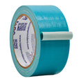 flex seal super wide duct tape roll used as a handle on a shipping box to show its strength