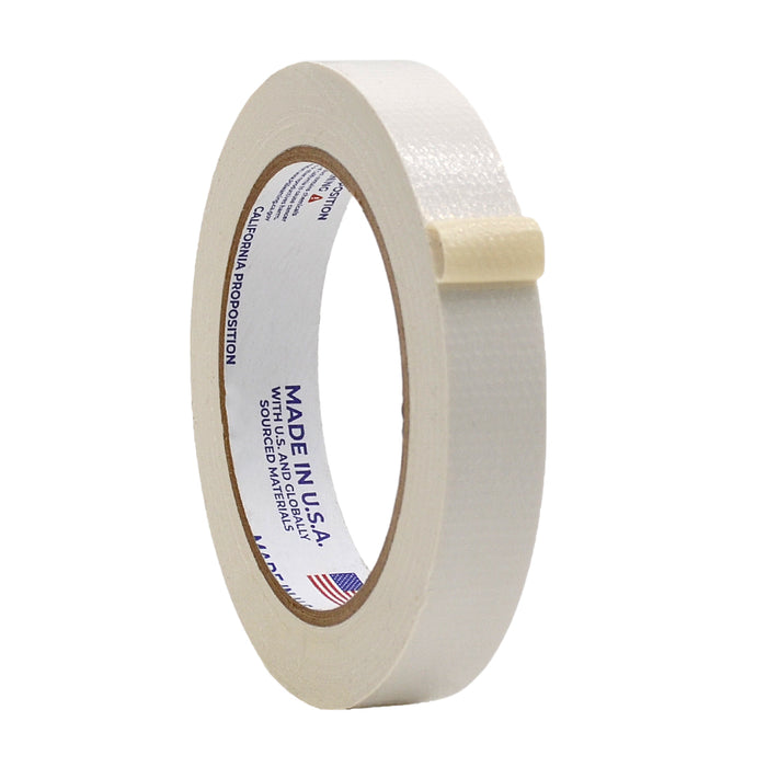 3/4 inch roll of white duct tape available in bulk