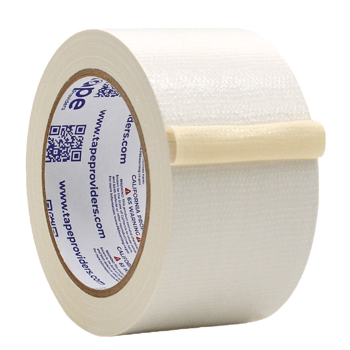 1/2 inch roll of contract grade heavy duty white duct tape 