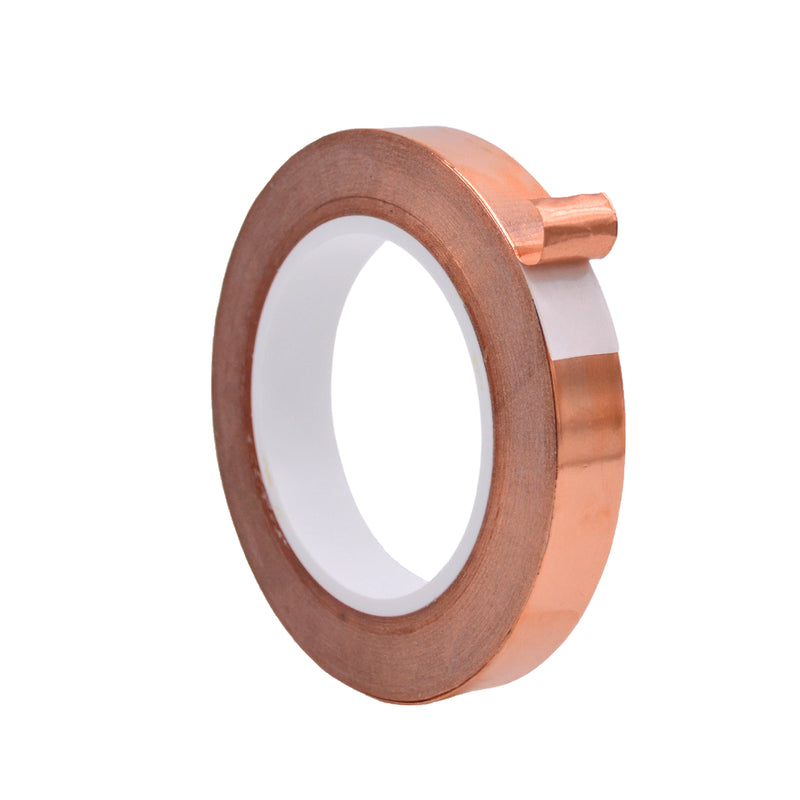 Close up Copper Foil Tape roll - 1/2 inch wide