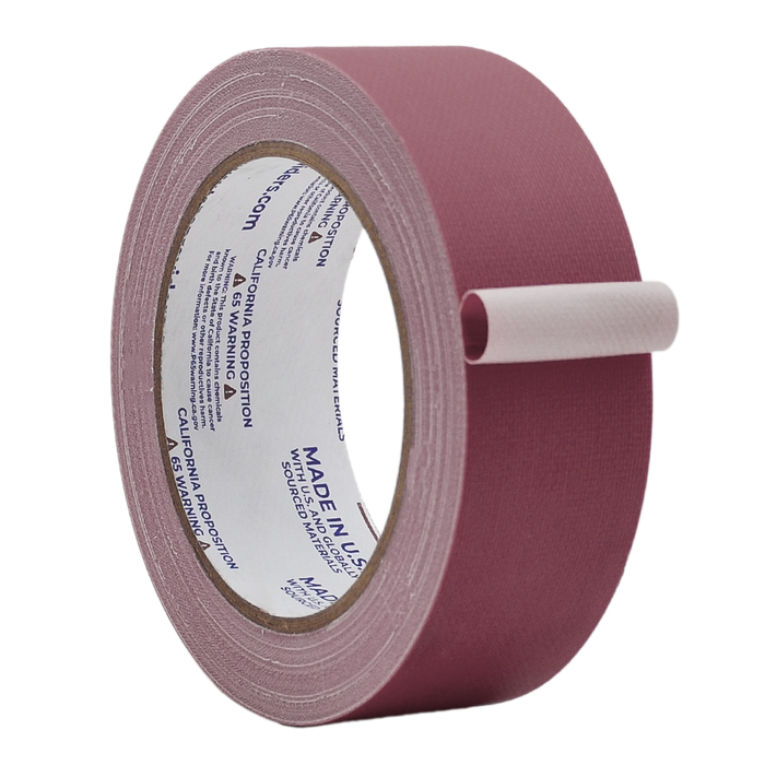 Gaffer Tape Low Gloss Finish - 60 feet - GTC12 (Narrow Sizes)