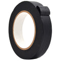 Close up of a roll of Flatback Tape - black 1.5 inch