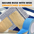 Double Sided Carpet Tape infographic detailing it has unmatched strength compared to competitors