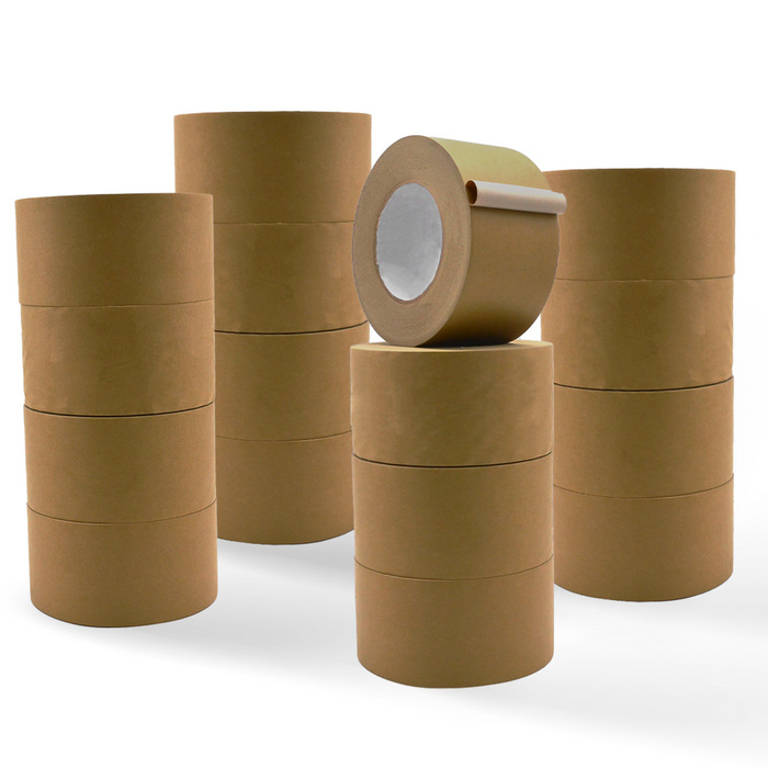 WOD Packaging Kraft Flatback Tape - 60 yards per Roll FKT7