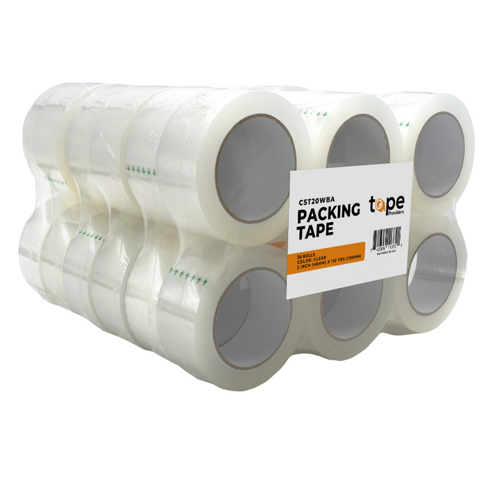 Packaging Tape Heavy Duty with Acrylic Adhesive - 110 yards - 2.0 Mil - CST20WBA