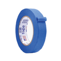 close up of a blue painters tape roll 1 inch wide