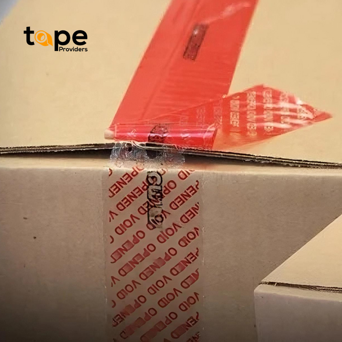 opened shipping box with "OPENED VOID" tape ripped, shows product was opened by customer