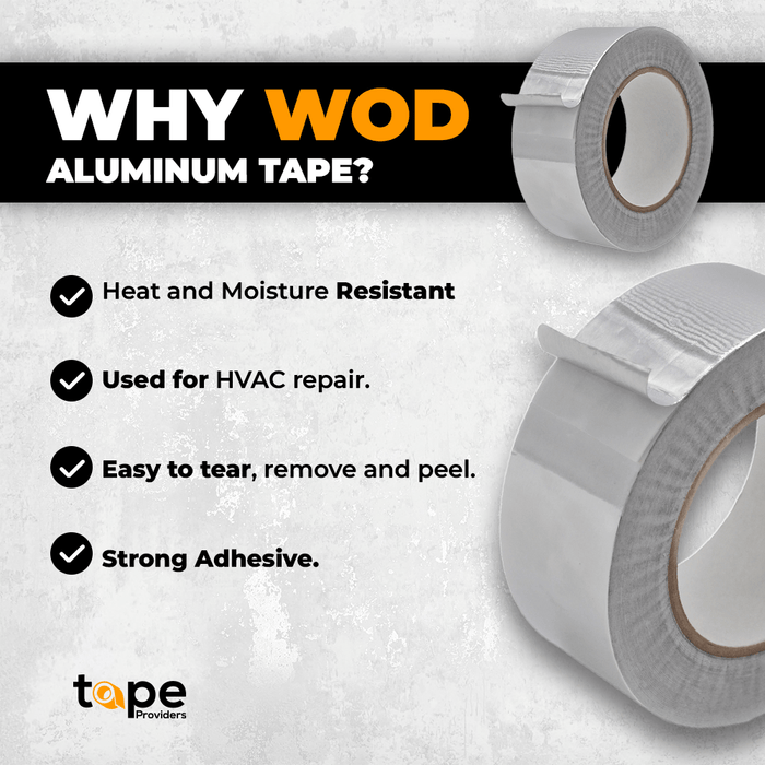 Aluminum Foil Tape 1.6 Mil - 50 yards - AFT16