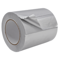 Close up aluminum fiberglass tape roll 6 inch wide