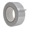 Close up aluminum fiberglass tape roll 3 inch wide