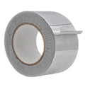 Close up aluminum fiberglass tape roll 4 inch wide