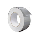 Close up aluminum fiberglass tape roll 4 inch wide