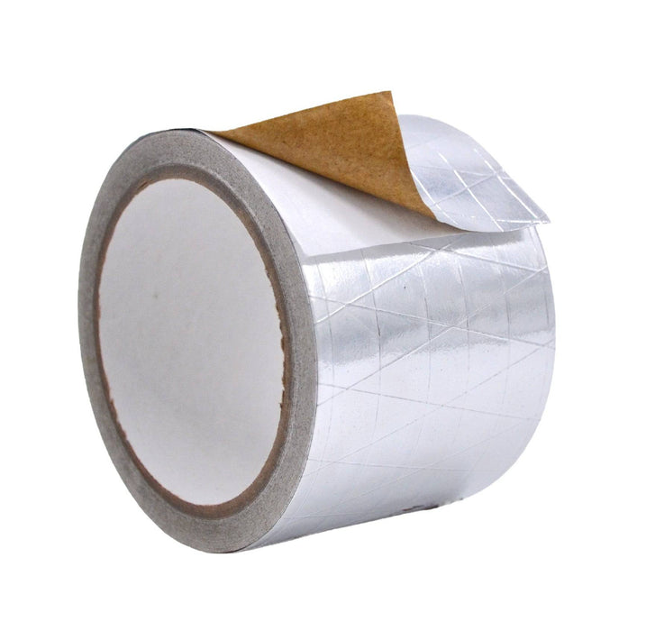 WOD Aluminum Scrim Kraft Foil Tape, 4.8 Mil - Acrylic Adhesive - 50 yards, With Liner for HVAC and Insulation, AFSKT