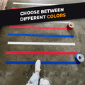 infographic about antislip grip tape mentioning it is available in multiple different colors and sizes