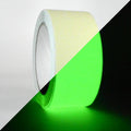 infographic about antislip grip tape showing its glow in the dark property