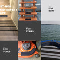 infographic about antislip grip tape mentioniing it is ideal for stairs boat and tools