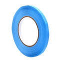 Close up of a roll of Poly Bag Tape UPVC  - blue