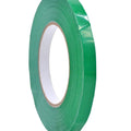 Close up of a roll of Poly Bag Tape UPVC  - green