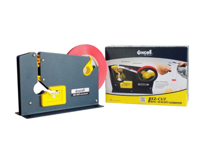 Bag Sealing Tape Dispenser with Trimmer Blade 