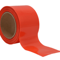 Non-adhesive Red Barricade Tape - 3In x 1000FT - Available in bulk