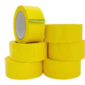 multiple stacked rolls of Carton Sealing Packaging Tape with Acrylic Adhesive -  Yellow