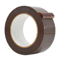 Close up of roll of brown packaging tape