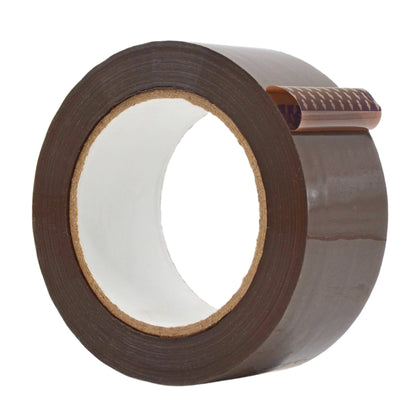 Brown Packing Tape, Solvent-Based Adhesive | CSTSBA-BR (110 yd, 2.2 to 2.6 Mil)