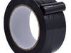 Colored Carton Sealing Packaging Tape infographic mentioning it can be used by hand or with a dispenser