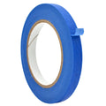 close up of a roll of Masking Tape - 1/2 inch - blue
