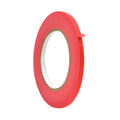 Close up of a roll of Flatback Tape - Red 1/4 inch