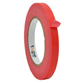Close up of a roll of Flatback Tape - Red 1/2 inch