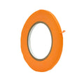 Close up of a roll of Flatback Tape - black 1/4 inch