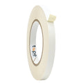 Close up of a roll of Flatback Tape - black 6 inch