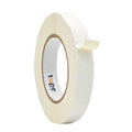 Close up of a roll of Flatback Tape, available in red black blue yellow orange white 