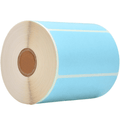 LIGHT BLUE Nametag Sticker Direct Thermal  Label Roll 