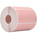 light pink Nametag Sticker Direct Thermal  Label Roll 