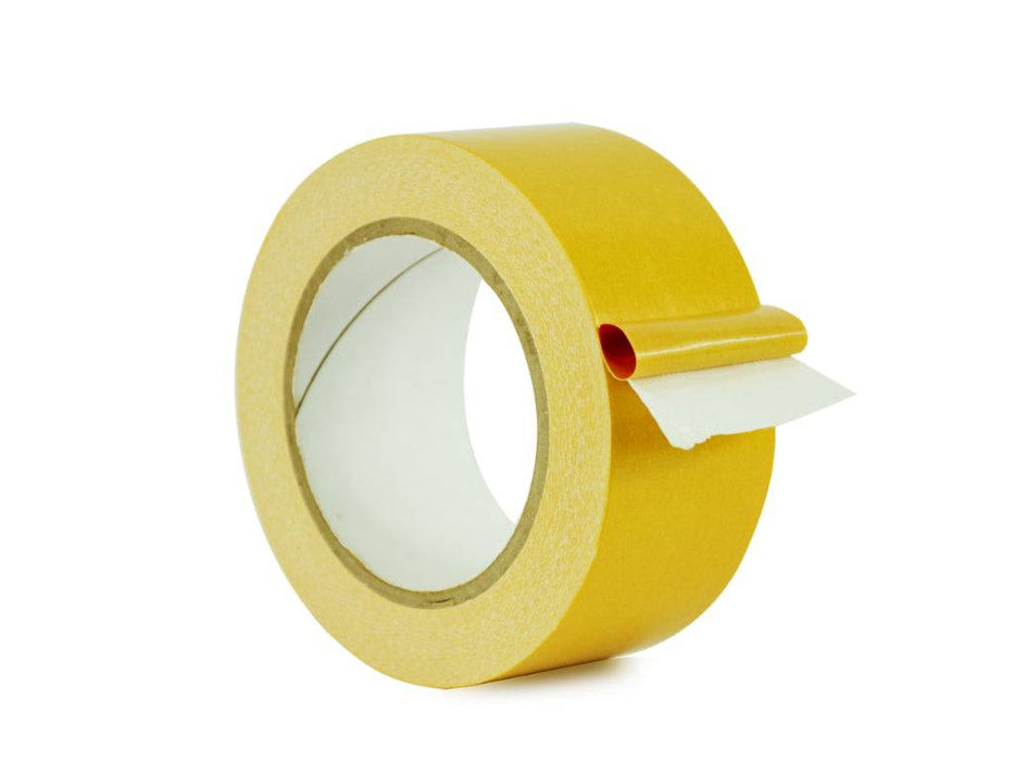 WOD Double Sided Cloth Tape 6.1 Mil, Hot Melt Rubber Adhesive, For Laying Down Carpet, DCCT61HM