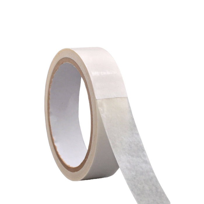 WOD Double Sided Paper Tape 3.5 Mil White, Acrylic Adhesive - 36 yards, For Holding Nameplates & Laminating, DCPT15WBA